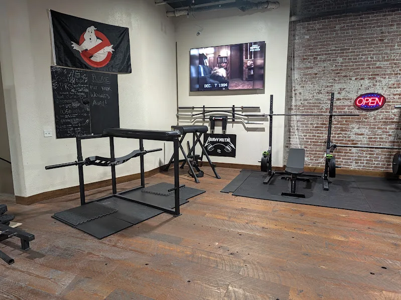 Seal row bench and reverse hyper equipment at Hero Lab.